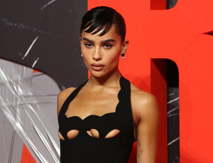 Zoë Kravitz attends a screening of "The Batman."