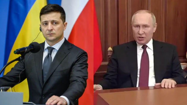 Putin y Zelenski: las dos fotos que arrasan en Twitter y que dejan claro cómo es cada uno | El HuffPost Internacional
