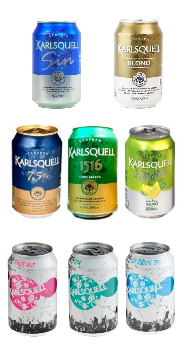 Catálogo de cervezas de Aldi.