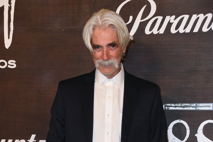 Sam Elliott attends the premiere of "1883" in December 2021.