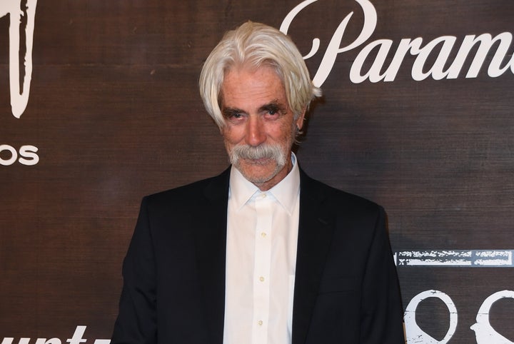 Sam Elliott attends the premiere of "1883" in December 2021. 