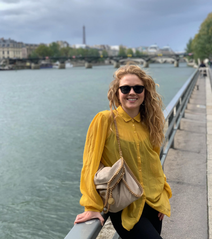 The author in Paris, France.