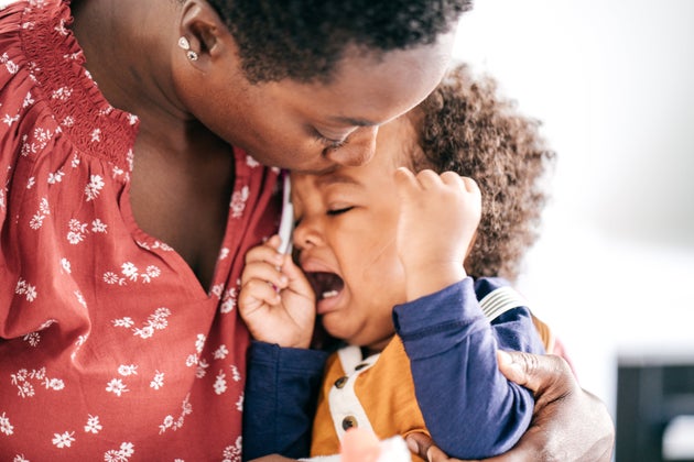 Singing to your child during a tantrum can reduce both of your stress levels. 