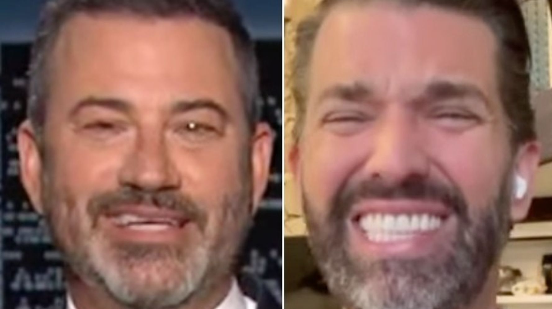 Jimmy Kimmel Spots Most Insane Moment Of Donald Trump Jr S Bizarre New Rant Huffpost