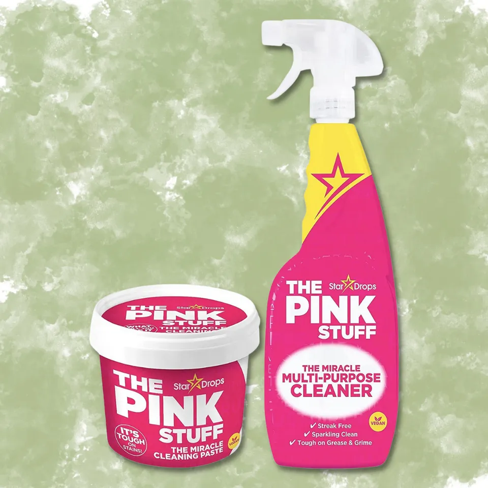 The Pink Stuff Miracle Cleaning Paste Scrubber Kit, 6 Piece Set 
