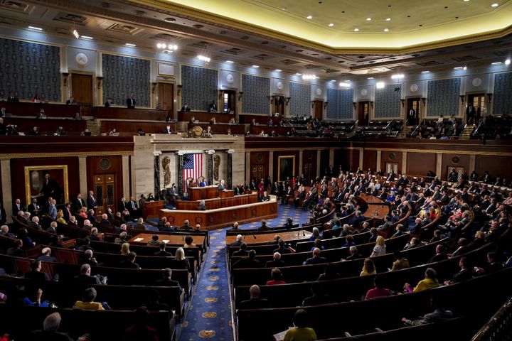 At least six Democrats had to skip the State of the Union address in Washington Tuesday after testing positive for COVID-19. A testing requirement to attend the event also resulted in at least six Republicans missing the event because they refused testing.