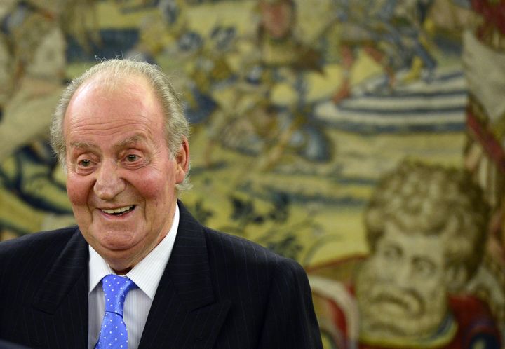 Juan Carlos I, tan feliz en palacio... hace unos años