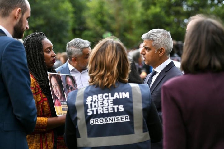 The vigil held for Bibaa Henry and Nicole Smallman.