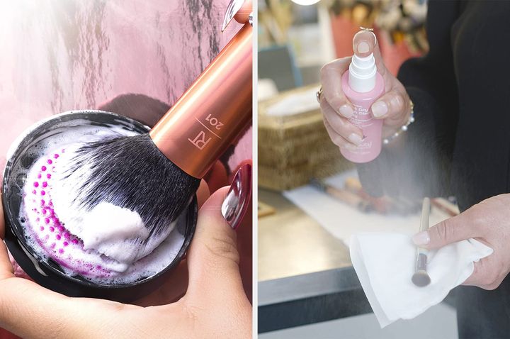 Get rid of the grime and give your makeup brushes a deep clean