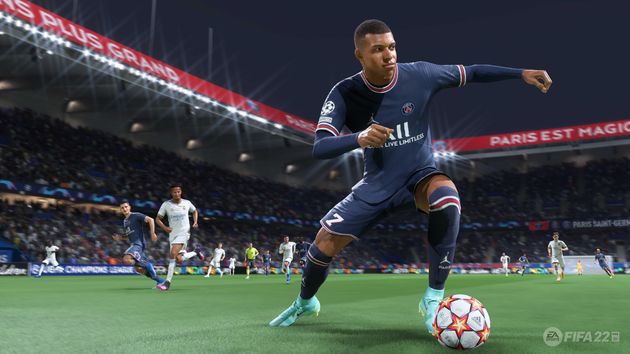 Image promotionnelle du jeu vidéo FIFA 22.