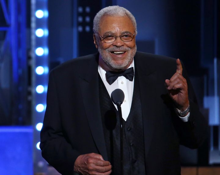 James Earl Jones accepts the special Tony award for Lifetime Achievement in the Theatre at the 71st annual Tony Awards.