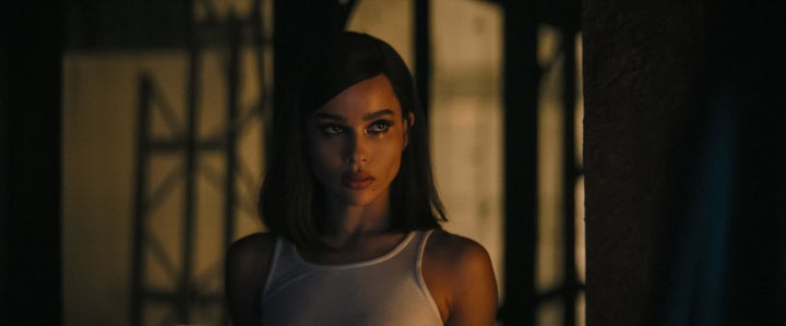 Zoë Kravitz as Selina Kyle in "The Batman."