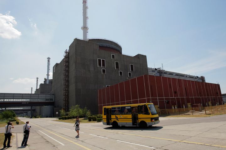 A general view of the Zaporizhzhia nuclear power station in Ukraine in this June 12, 2008 file photo. REUTERS/Stringer