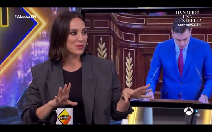 Tamara Falcó en 'El Hormiguero'.