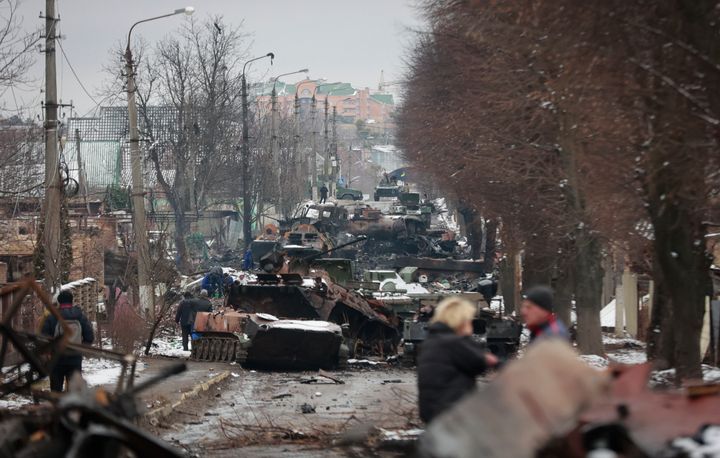 1η Μαρτίου 2022 - Ουκρανία κατεστραμμένα στρατιωτικά οχήματα