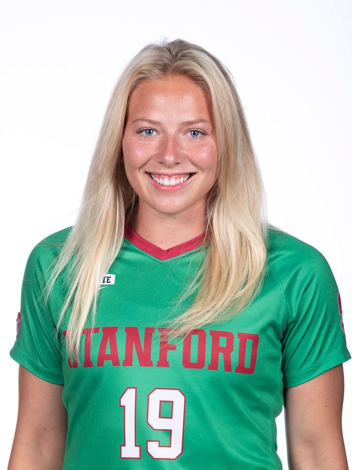 Katie Meyer poses for a photo in Stanford, California.