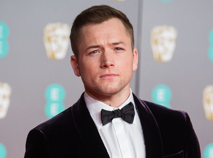 Taron Egerton at the 2020 Baftas