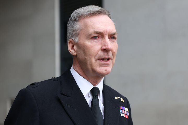 Head of the Armed Forces Admiral Sir Tony Radakin 