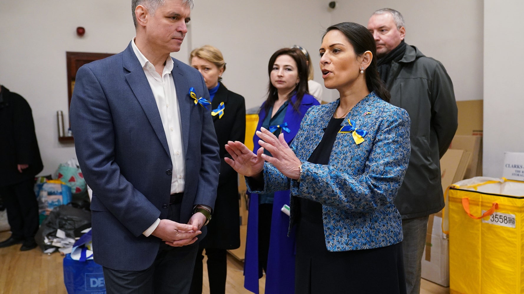 Priti Patel Defends Home Office Ukraine Refugee Scheme As Only 50