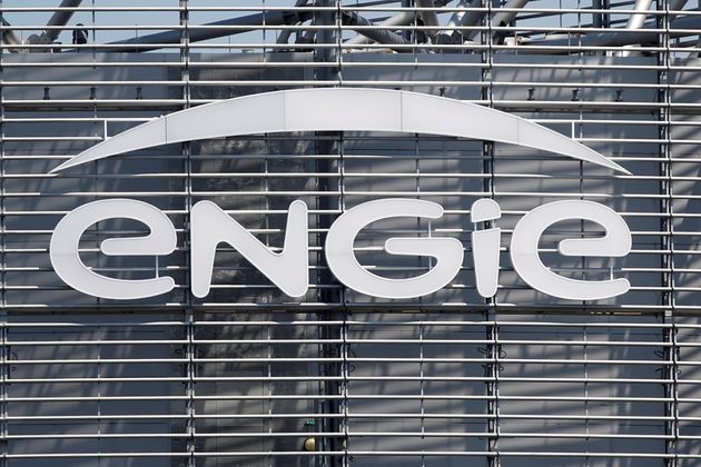 Le logo d'Engie sur le siège du groupe à La Défense, à Courbevoie. (photo
