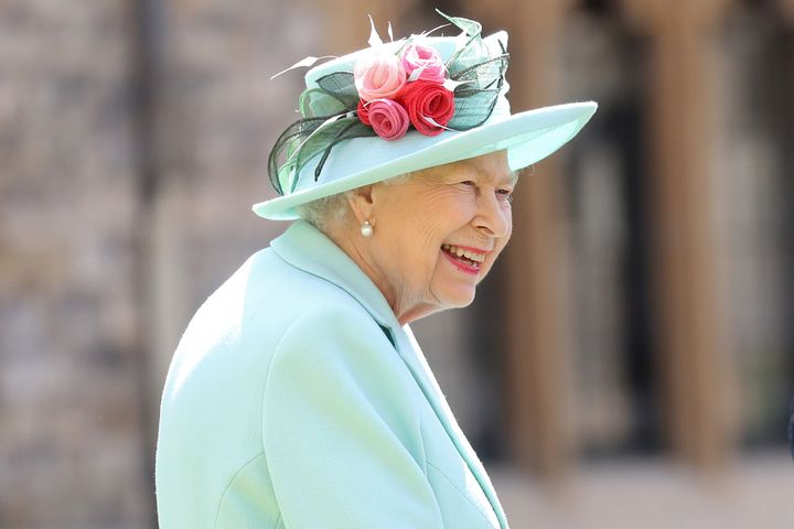 Queen Elizabeth II pictured at Windsor Castle on July 17.