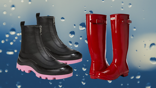 Fashion rain boots sales
