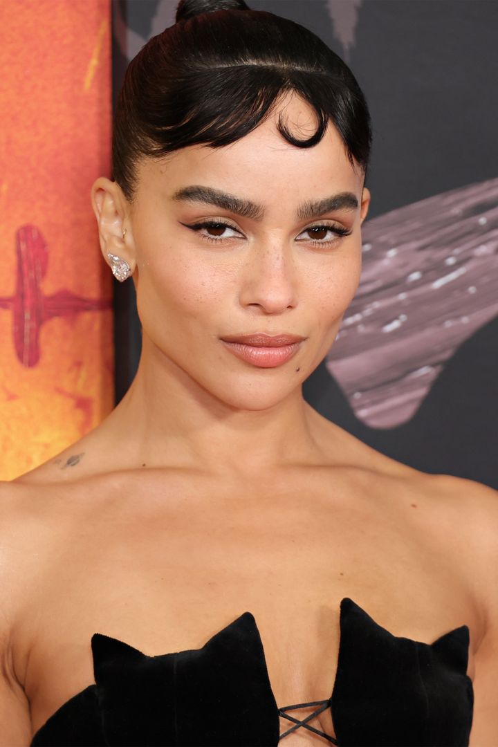 Zoë Kravitz, pictured at "The Batman" premiere, hinted bigotry was behind her being unable to secure an audition for an earlier movie in the superhero franchise.