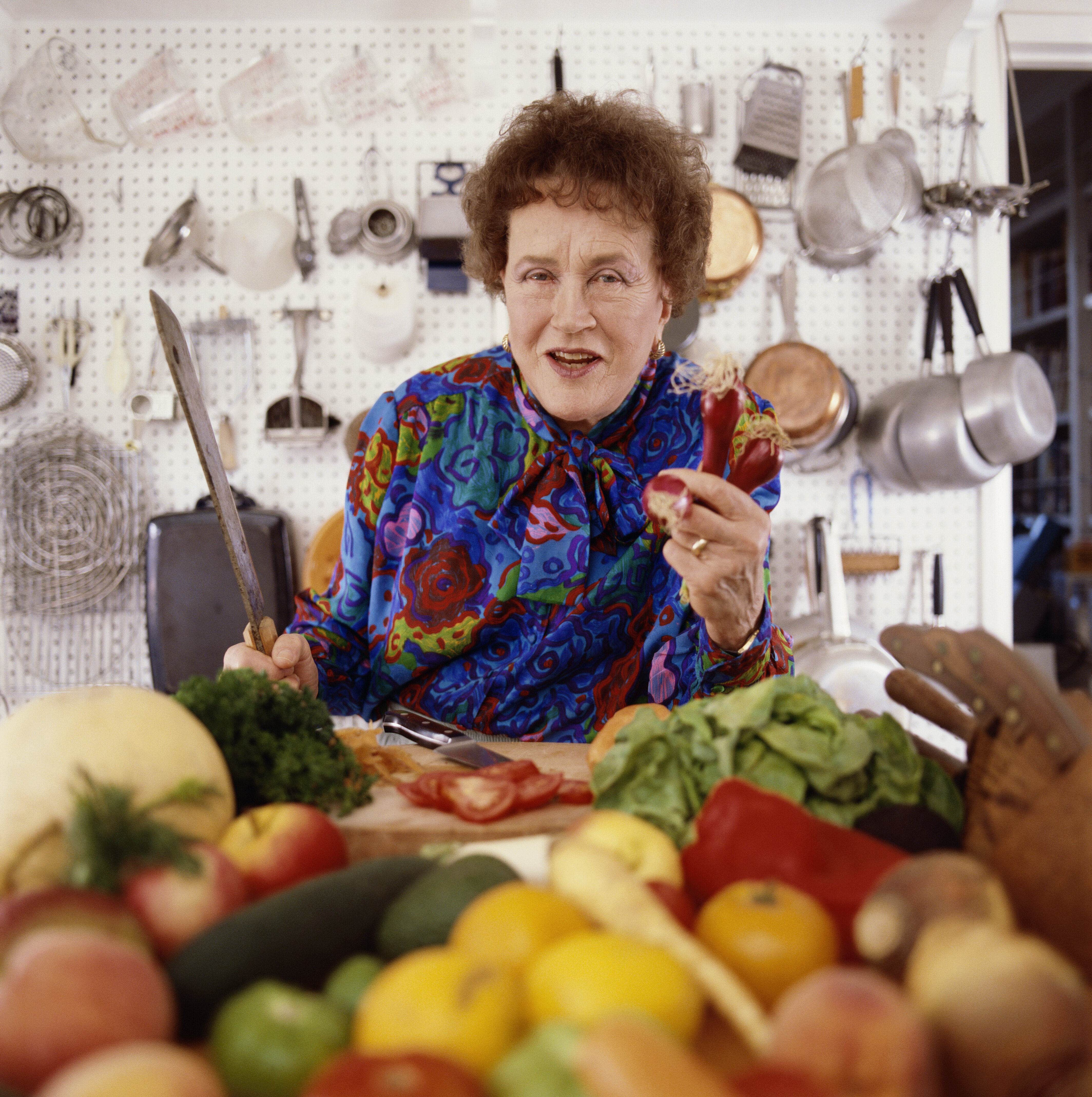 Julia Child S Kitchen Pegboards Are A Must For Organizing Small Spaces   62277729240000c36096c300 