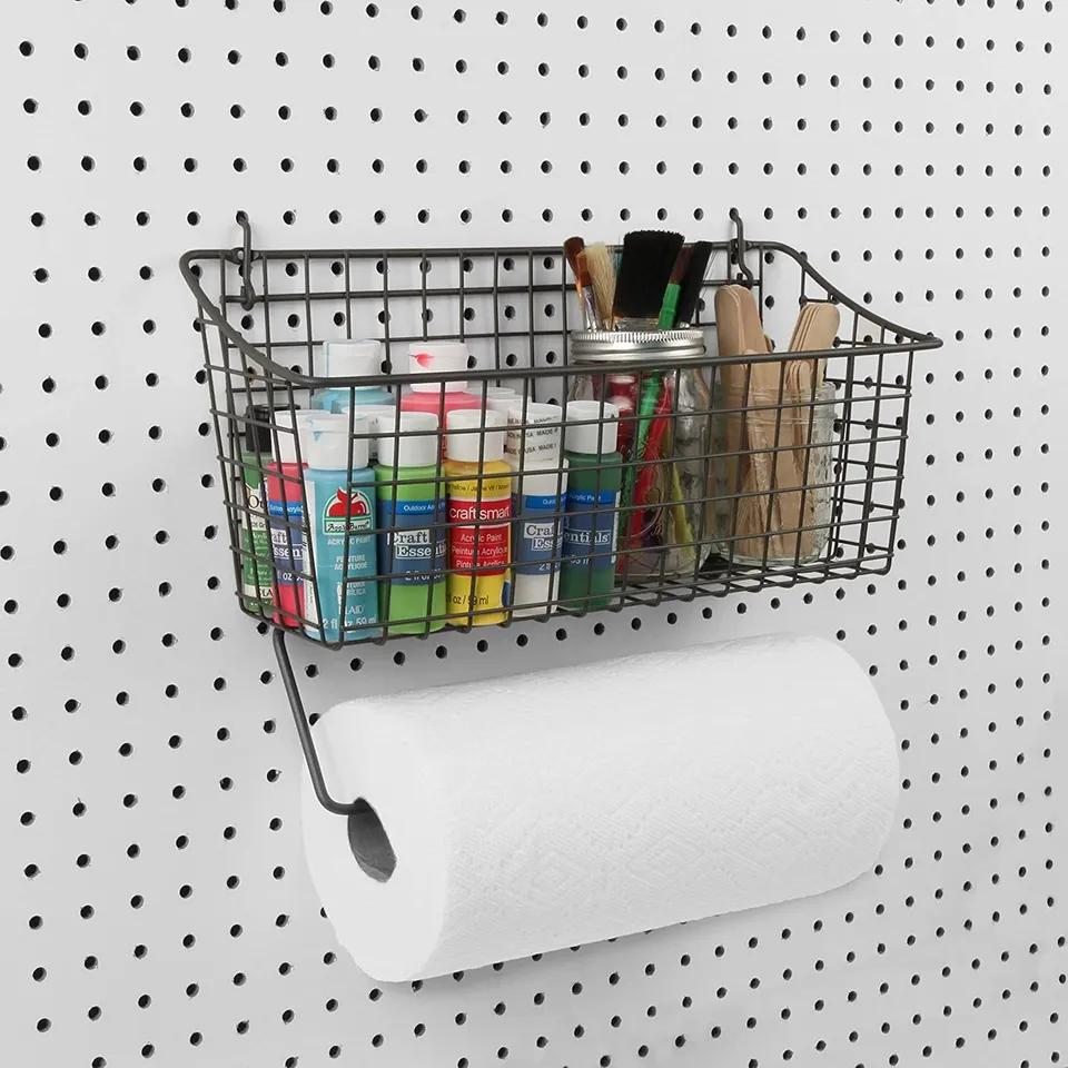 Pegboard Paper Towel Holder - Makers Road