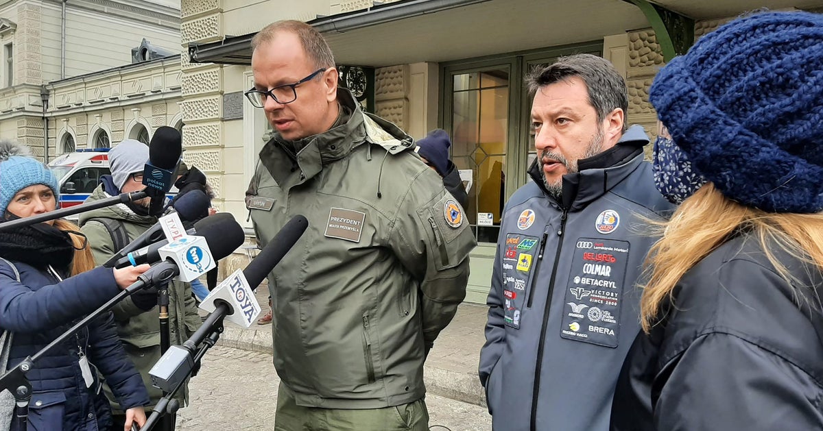 Na granicy z Ukrainą Matteo Salvini został publicznie upokorzony