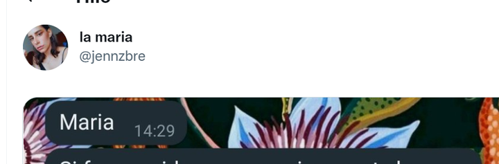 La conversación de WhatsApp viral.