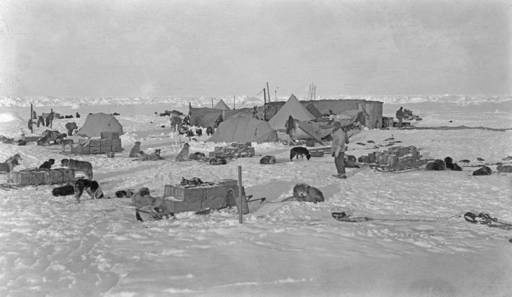 Ocean camp, Antarctica. Imperial Trans-Antarctic Expedition 1914-1916.