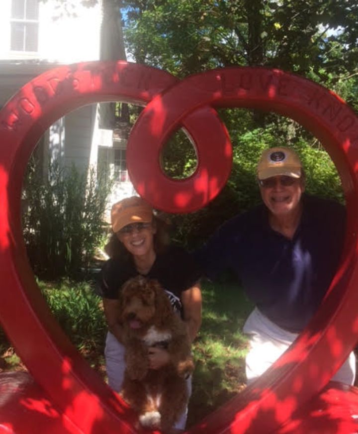 The author, Bill and Romeo in Woodstock, New York.