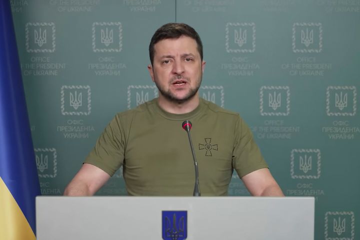 Ukrainian President Volodymyr Zelenskyy dismissed fears Wednesday that Russian President Vladimir Putin would start a nuclear war if the West got involved in halting the war in Ukraine.