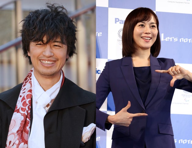 斎藤工さん(左)と比嘉愛未さん