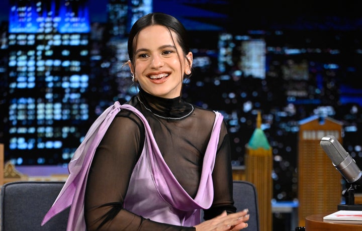Rosalía en su visita al programa 'The Tonight Show' de Jimmy Fallon.