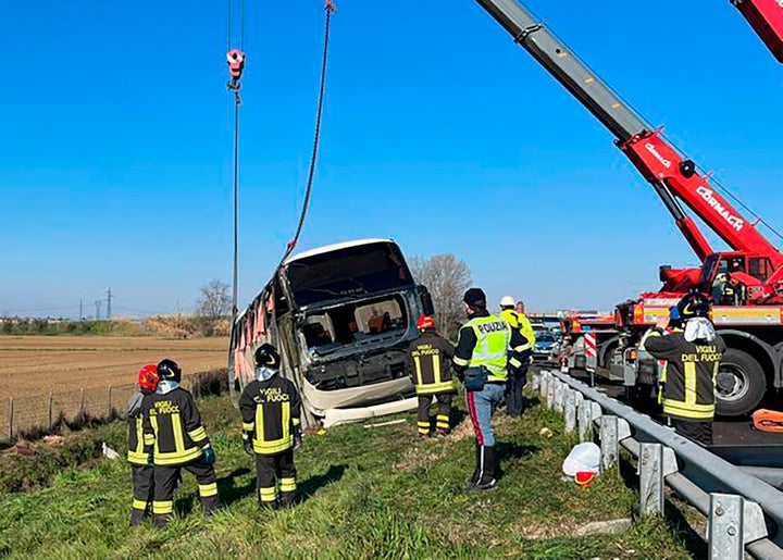 One woman was killed and five others injured, according to local authorities.