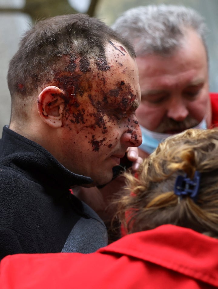 Un herido tras el ataque contra la base de Yavoriv