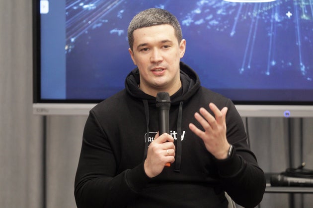 ウクライナのミハイロ・フョードロフ副首相兼デジタル転換相(2021年12月撮影)