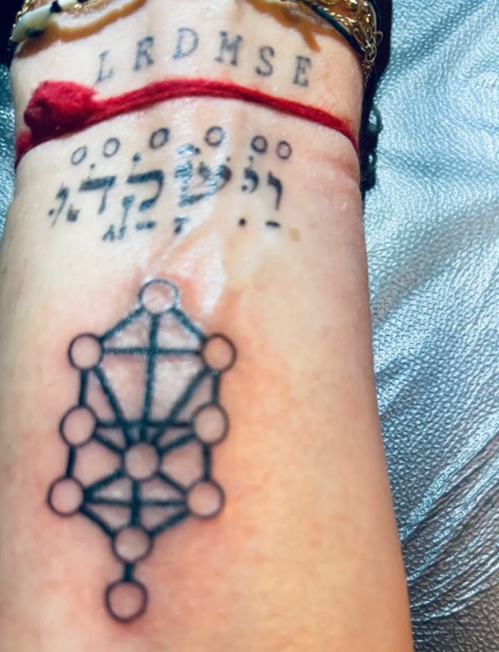 Madonna posted this snap of her freshly-inked wrist on Instagram