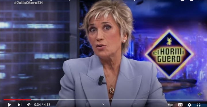 Julia Otero, en su última visita a 'El Hormiguero'.