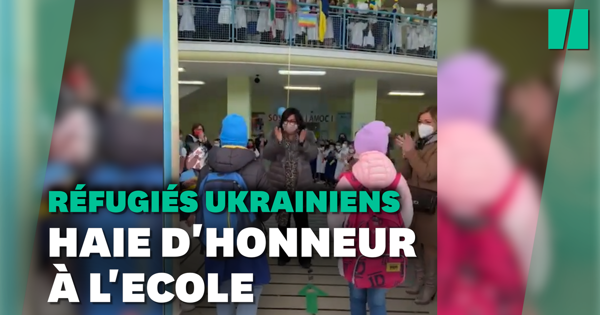 Photo of Estos refugiados ucranianos son aclamados por 200 estudiantes italianos