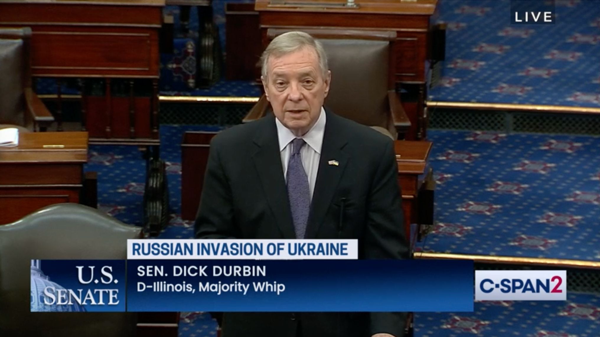 Dick Durbin Slams Tucker Carlson As 'Apologist For Putin' In Senate ...