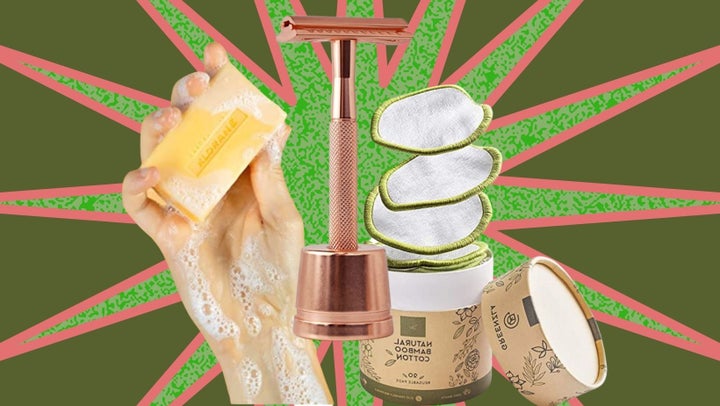 "Eco-fy" your beauty routine and save money while you're at it by switching to items like this <a href="https://www.amazon.com/Klorane-Nourishing-Shampoo-Bar-Mango/dp/B08VBJ43C2?tag=tessaflores-20&ascsubtag=622f8ce2e4b0d1329e892ab7,-1,-1,d,0,0,hp-fil-am=0" target="_blank" role="link" data-amazon-link="true" rel="sponsored" class=" js-entry-link cet-external-link" data-vars-item-name="package-free shampoo bar" data-vars-item-type="text" data-vars-unit-name="622f8ce2e4b0d1329e892ab7" data-vars-unit-type="buzz_body" data-vars-target-content-id="https://www.amazon.com/Klorane-Nourishing-Shampoo-Bar-Mango/dp/B08VBJ43C2?tag=tessaflores-20&ascsubtag=622f8ce2e4b0d1329e892ab7,-1,-1,d,0,0,hp-fil-am=0" data-vars-target-content-type="url" data-vars-type="web_external_link" data-vars-subunit-name="article_body" data-vars-subunit-type="component" data-vars-position-in-subunit="0">package-free shampoo bar</a>, <a href="https://www.amazon.com/Double-Elegant-Delicate-Plastic-Rainbow/dp/B08TM2LHCW?tag=tessaflores-20&ascsubtag=622f8ce2e4b0d1329e892ab7,-1,-1,d,0,0,hp-fil-am=0" target="_blank" role="link" data-amazon-link="true" rel="sponsored" class=" js-entry-link cet-external-link" data-vars-item-name="plastic-free razor" data-vars-item-type="text" data-vars-unit-name="622f8ce2e4b0d1329e892ab7" data-vars-unit-type="buzz_body" data-vars-target-content-id="https://www.amazon.com/Double-Elegant-Delicate-Plastic-Rainbow/dp/B08TM2LHCW?tag=tessaflores-20&ascsubtag=622f8ce2e4b0d1329e892ab7,-1,-1,d,0,0,hp-fil-am=0" data-vars-target-content-type="url" data-vars-type="web_external_link" data-vars-subunit-name="article_body" data-vars-subunit-type="component" data-vars-position-in-subunit="1">plastic-free razor</a> and some <a href="https://www.amazon.com/Greenzla-Reusable-Remover-Washable-Laundry/dp/B07T8BVYGS?tag=tessaflores-20&ascsubtag=622f8ce2e4b0d1329e892ab7,-1,-1,d,0,0,hp-fil-am=0" target="_blank" role="link" data-amazon-link="true" rel="sponsored" class=" js-entry-link cet-external-link" data-vars-item-name="reusable bamboo cotton rounds" data-vars-item-type="text" data-vars-unit-name="622f8ce2e4b0d1329e892ab7" data-vars-unit-type="buzz_body" data-vars-target-content-id="https://www.amazon.com/Greenzla-Reusable-Remover-Washable-Laundry/dp/B07T8BVYGS?tag=tessaflores-20&ascsubtag=622f8ce2e4b0d1329e892ab7,-1,-1,d,0,0,hp-fil-am=0" data-vars-target-content-type="url" data-vars-type="web_external_link" data-vars-subunit-name="article_body" data-vars-subunit-type="component" data-vars-position-in-subunit="2">reusable bamboo cotton rounds</a>.