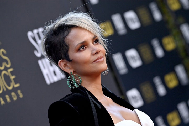 Halle Berry attends the Critics Choice Awards on Sunday in Los Angeles.