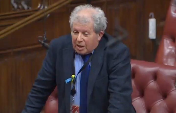 Labour peer Lord Young of Norwood Green speaking on Monday in the House of Lords