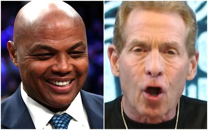 Skip Bayless, right, devoted a huge chunk of his show to his beef with Charles Barkley.