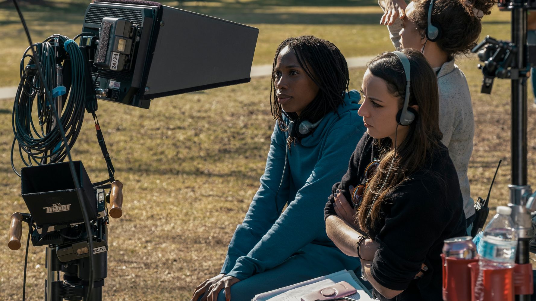 Mariama Diallo during the shooting of Master