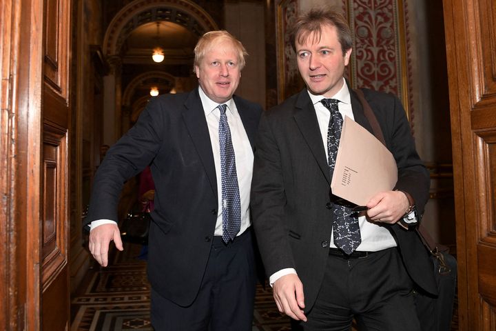 Boris Johnson, then foreign secretary, meeting Richard Ratcliffe 