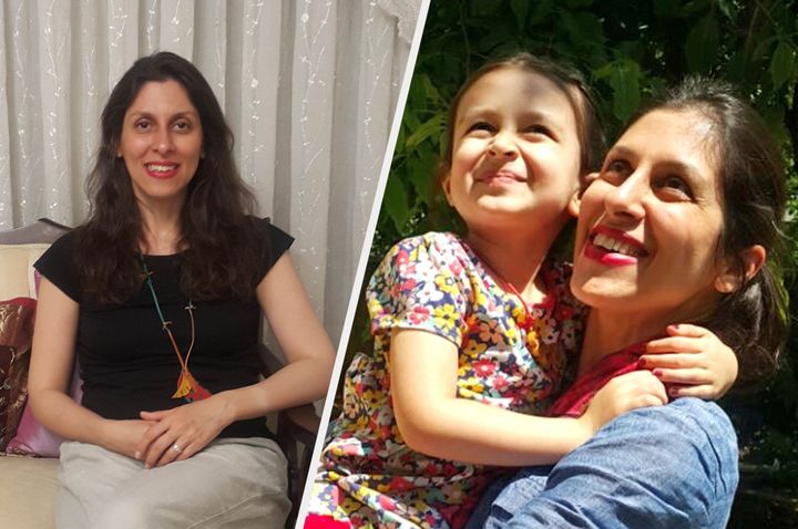 Nazanin Zaghari-Ratcliffe and her daughter Gabriella